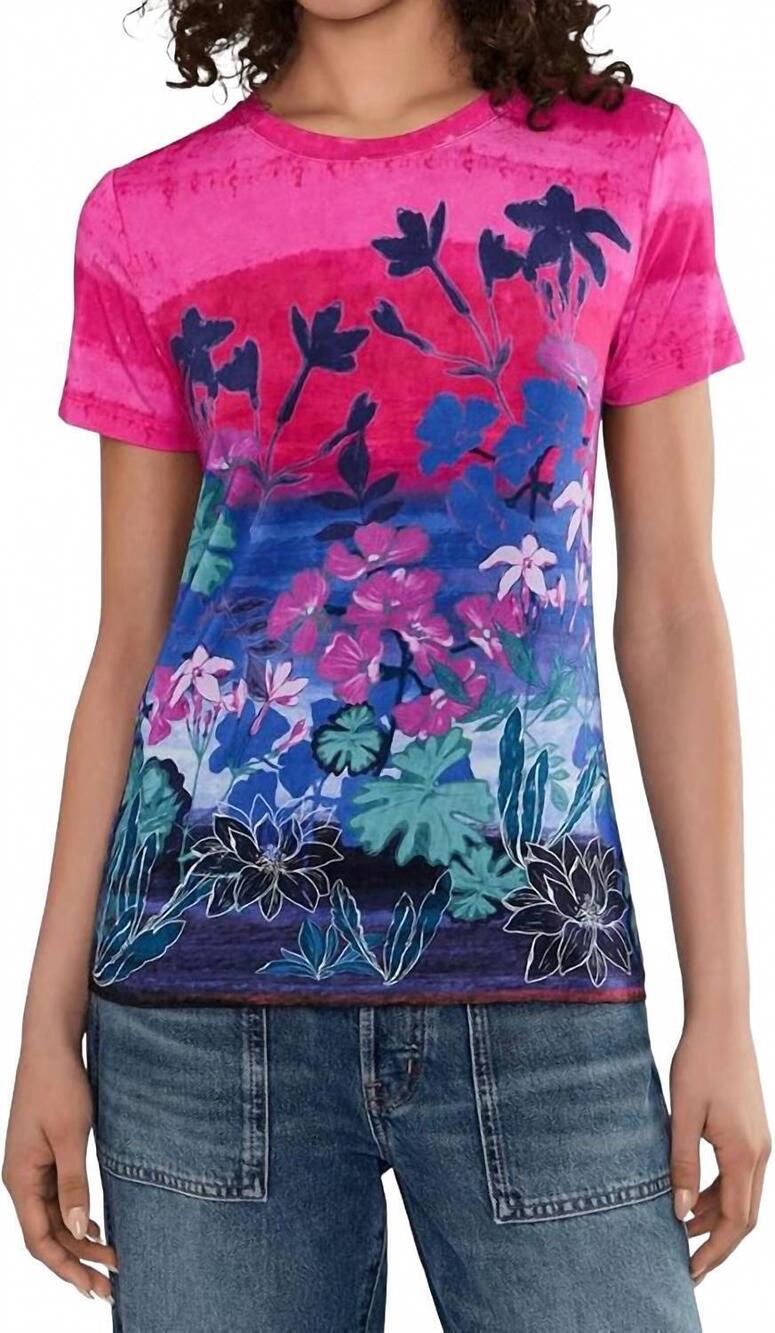 NEW JOHNNY WAS janie favorite fitted short sleeve tee in lavender